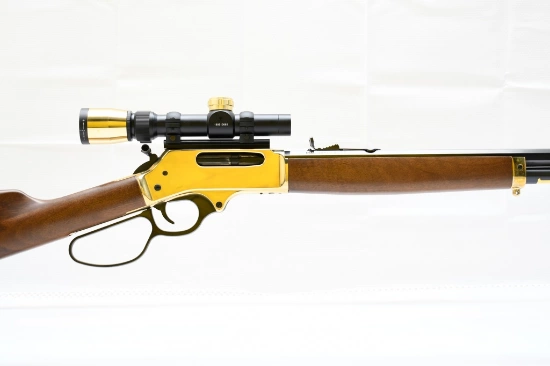 henry-h010b-lever-brass-oct-22in-ll-45-70-106 Henry H010B Big Boy Brass (22"), 45-70 Govt., Lever-Action Rifle ...