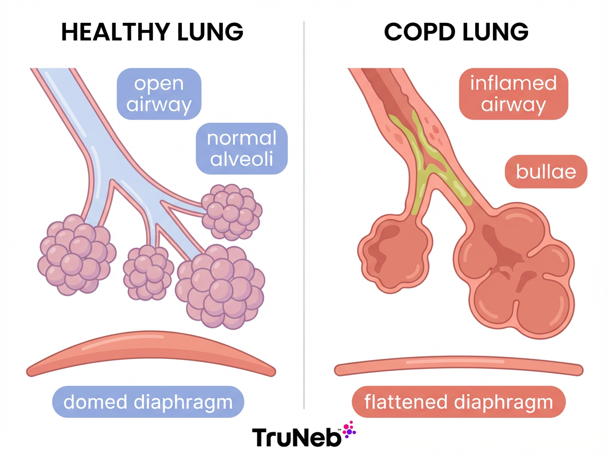 Normal Lungs vs COPD Lungs: Breathing Differences
