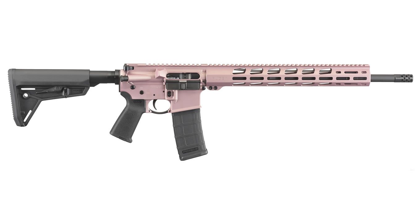 AR-556 MPR 5.56mm Semi-Automatic Rifle with Rose Gold Cerakote Finish AR-556 MPR 5.56mm Semi-Automatic Rifle with Rose Gold Cerakote Finish