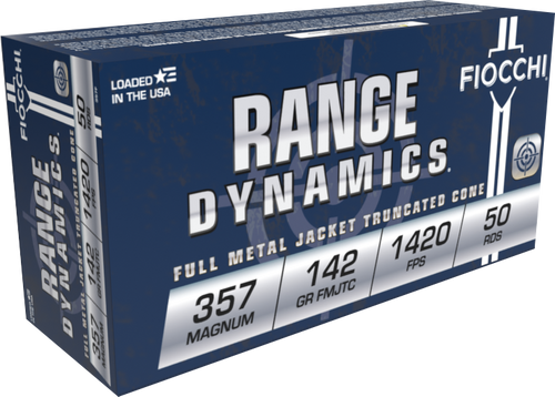 Fiocchi Shooting Dynamics 357 Magnum 148gr Jacketed Hollow Point 50rd Box