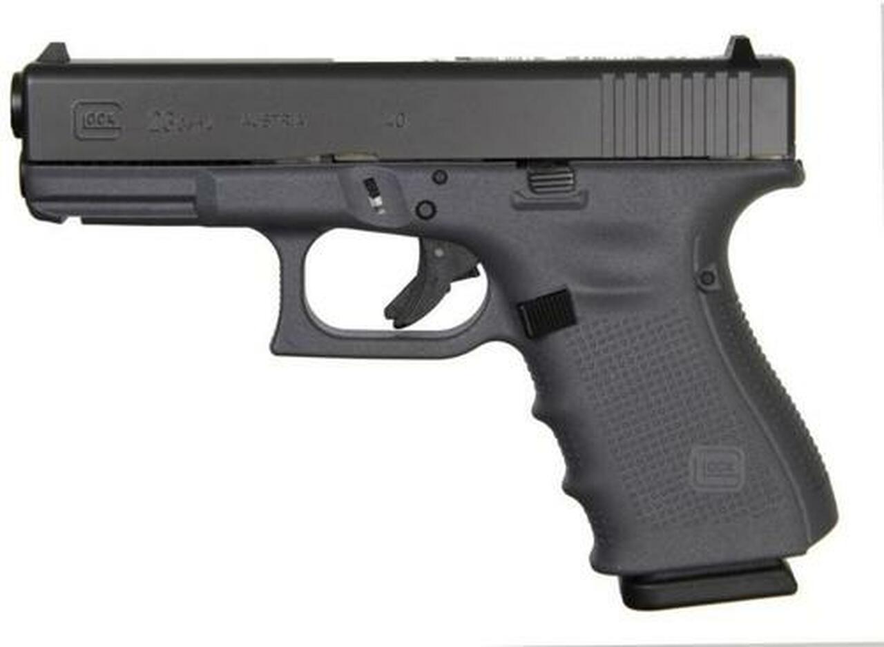 Glock G27 Gen4, .40 S&W, 3.42", 9rds, Gray Frame