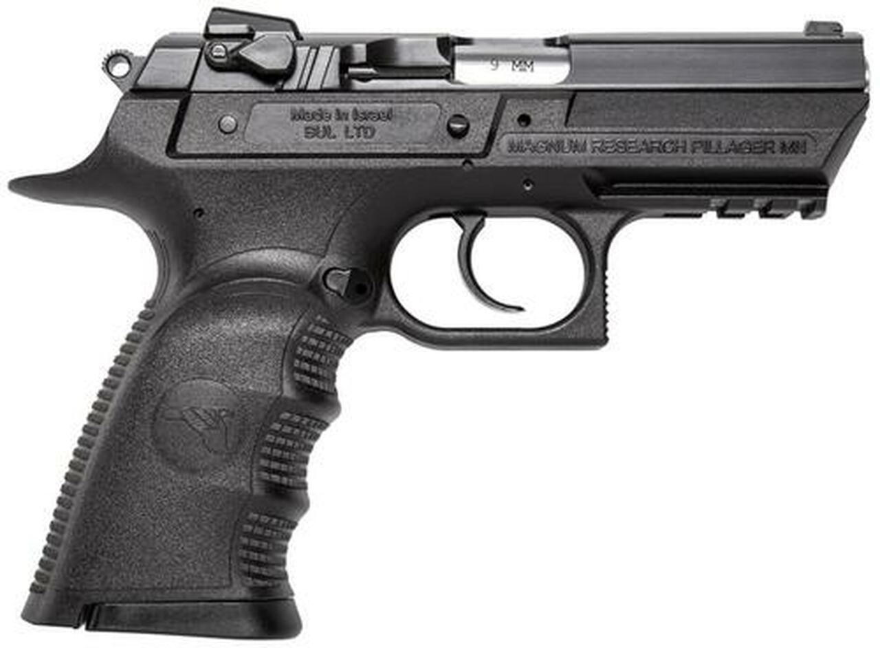 Magnum Research Baby Desert Eagle 3, 9mm, SA/DA, 3.8", 16rd, Black Carbon Steel Magnum Research Baby Desert Eagle 3, 9mm, SA/DA, 3.8", 16rd, Black Carbon Steel