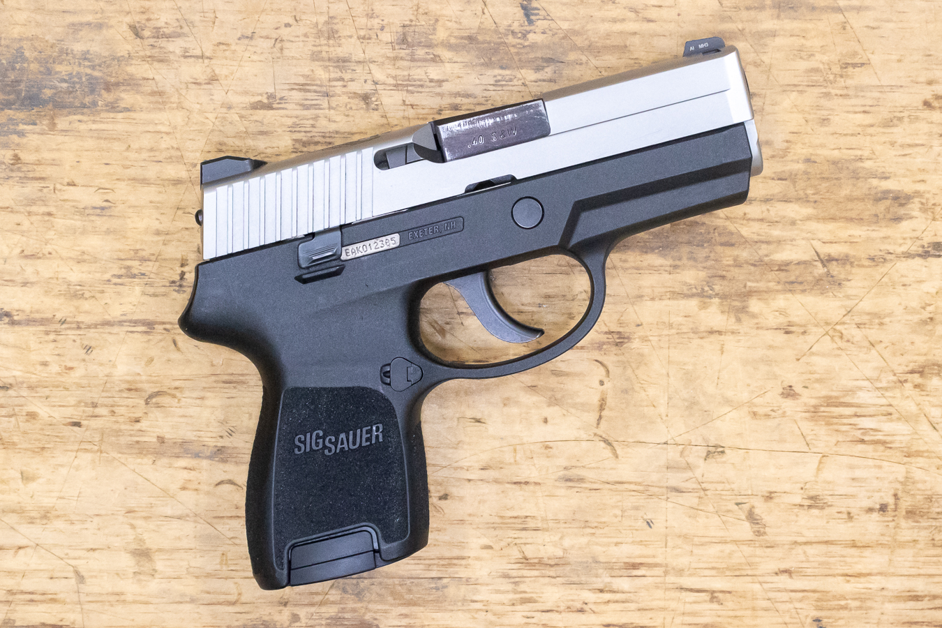 P250 Sub Compact 40 S&W DAO OSHP Police Trade-In Pistols (Very Good Condition)