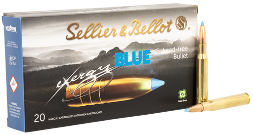 Sellier & Bellot eXergy 30-06 Springfield, 165gr, TAC-EX-Blue, 20rd Box Sellier & Bellot eXergy 30-06 Springfield, 165gr, TAC-EX-Blue, 20rd Box