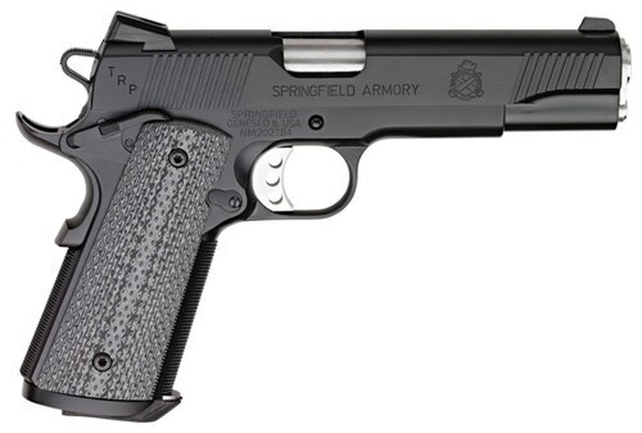Springfield 1911 TRP Service 45 ACP, Black Armory Kote, G10 Grip, 7rd Mag Springfield 1911 TRP Service 45 ACP, Black Armory Kote, G10 Grip, 7rd Mag