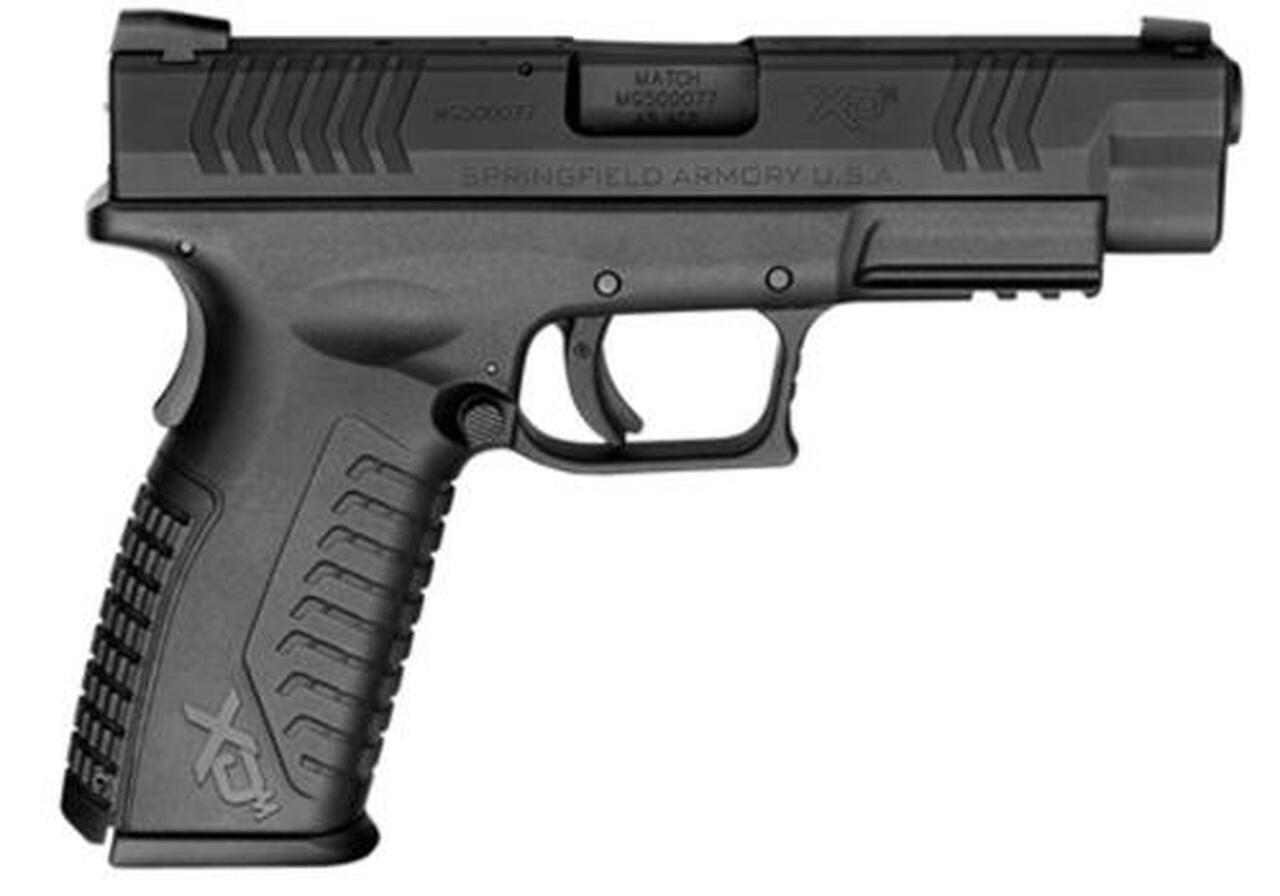 Springfield XDM Full Size 45 ACP, 4.5", 10rd, Black Melonite Finish