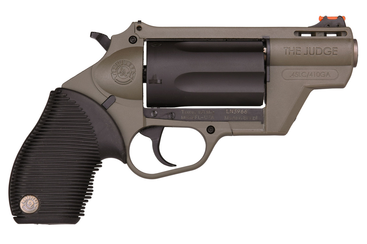 Taurus Judge Public Defender .410/.45 LC, 2" Barrel, OD Green, 5rd