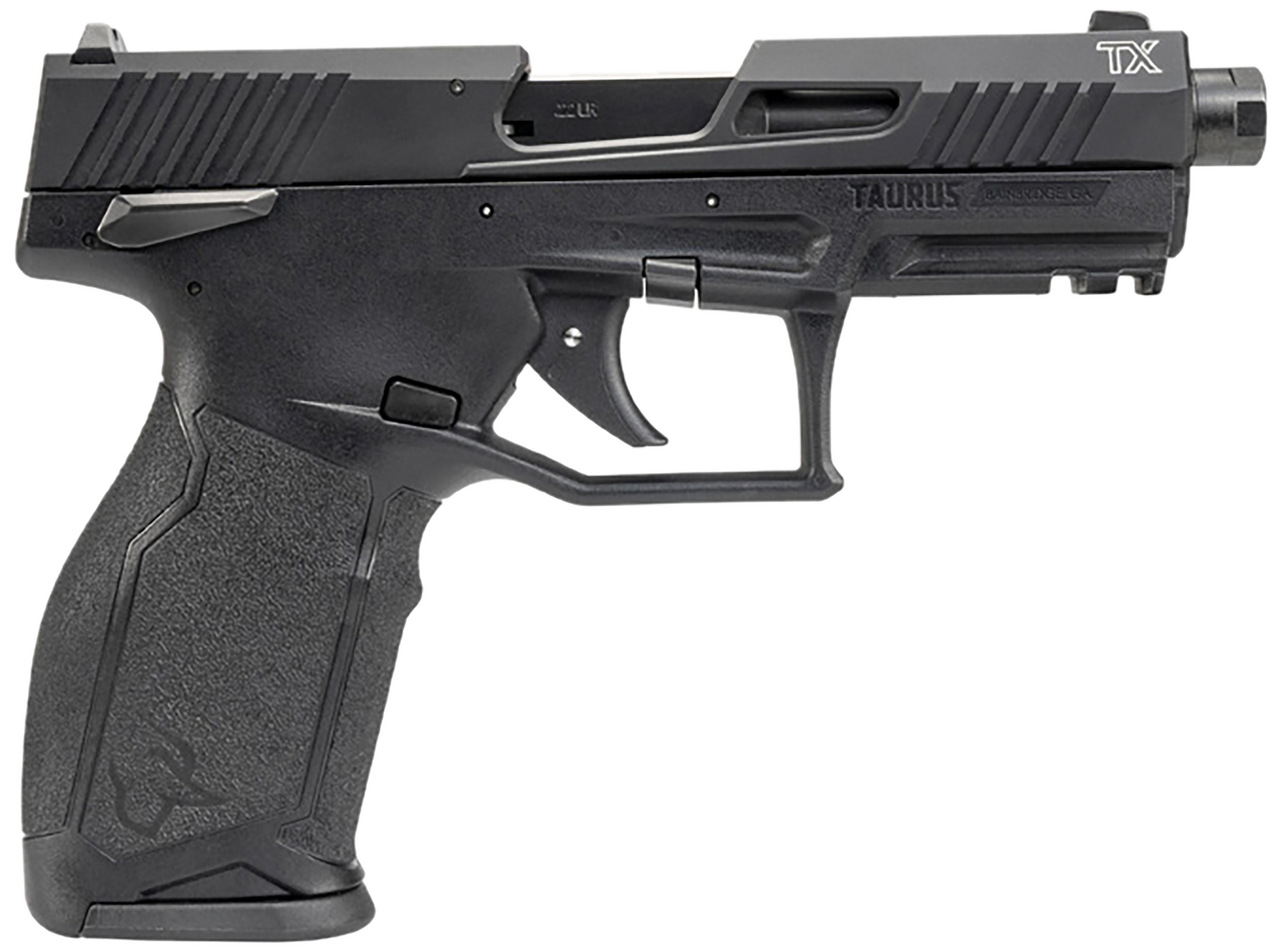 Taurus TX22 Gen 2 TORO 22 LR, 4.1" Threaded Barrel, Black, Optic Ready, 22rd