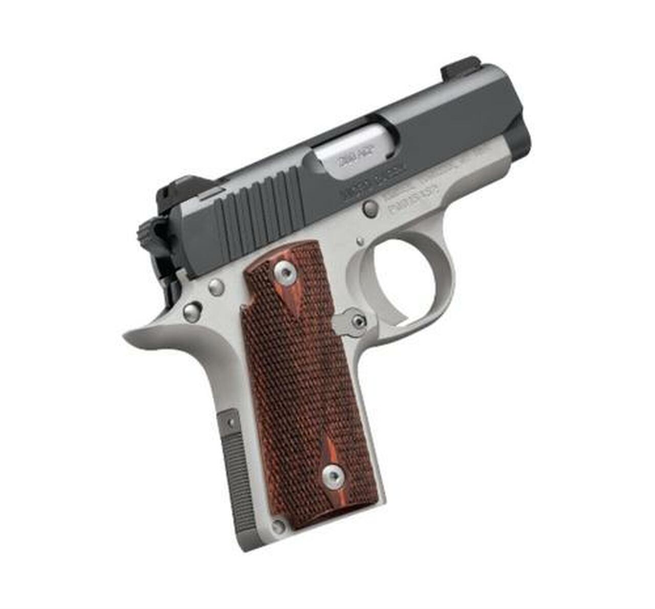 Kimber Micro Two-Tone .380 ACP Rosewood Grips Kimber Micro Two-Tone .380 ACP Rosewood Grips