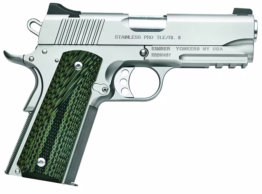kimber-pro-tle-rl-ii-2016-4-45-acp-kimber-stainless-pro-tle-rl-ii-pistol Kimber 1911 Stainless Pro TLE/RL II .45 ACP (2016) 3200344 | Flat Rate ...