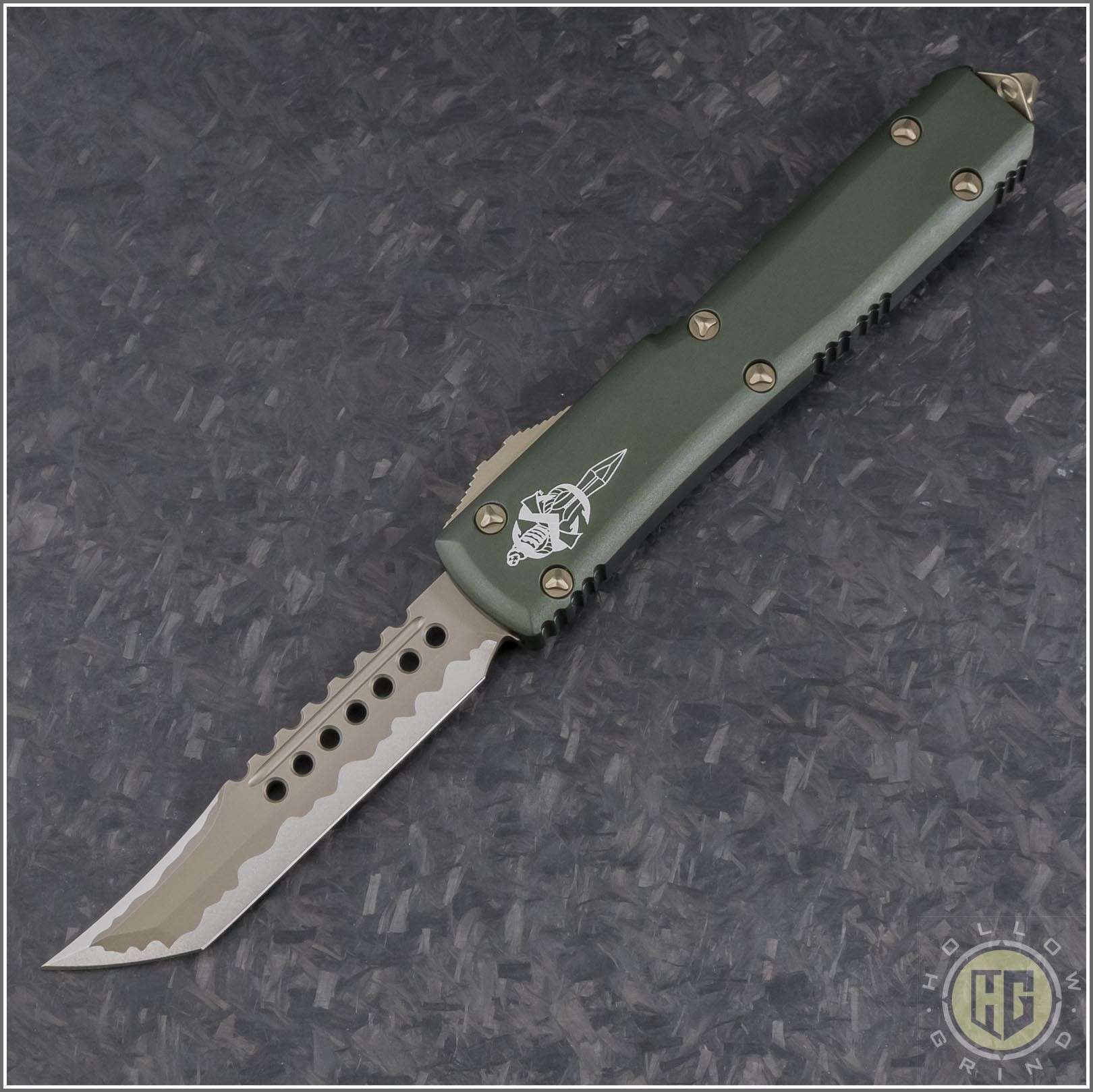 microtech-ultratech-hellhound-w-od-green-bronzed-standard-_119-13KAOD_Microtech_Ultratech_Hellhound_Contoured_Bronzed_Katana_Standard_w_OD_Green_Handle_-_Front_1 Microtech Knives OD Green Ultratech Hellhound Tanto Automatic OTF D/A ...