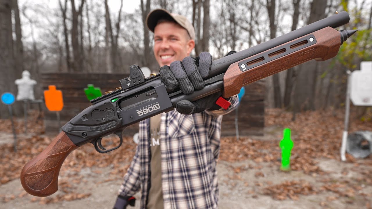 Mossberg 590 Shockwave Blued 12 Gauge Mossberg 590 Shockwave Blued 12 Gauge