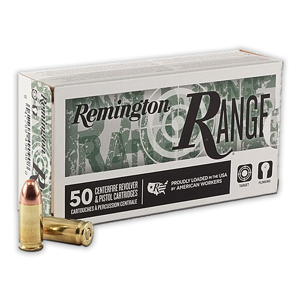 Remington Range 9mm 115 GR FMJ Ammunition, 50 Rounds - Mahoney's Outfitters