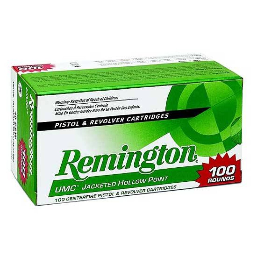 Remington UMC .45 ACP Ammunition 100 Rounds 230 Grain Jacketed Hollow ...