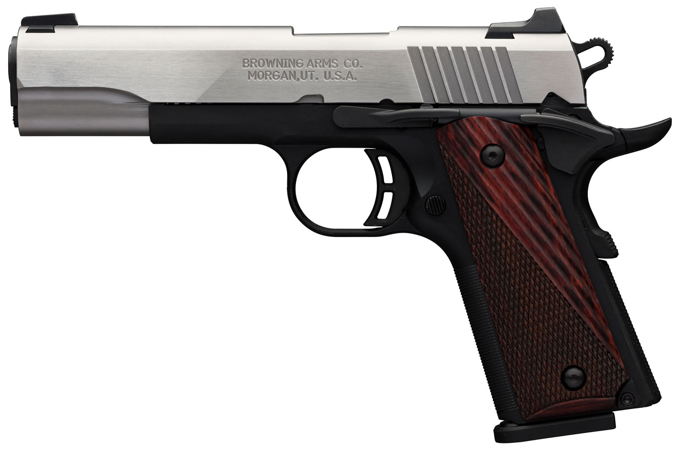 1911-380 Black Label Medallion Stainless Full-Size Pistol with 3-Dot Sights 1911-380 Black Label Medallion Stainless Full-Size Pistol with 3-Dot Sights