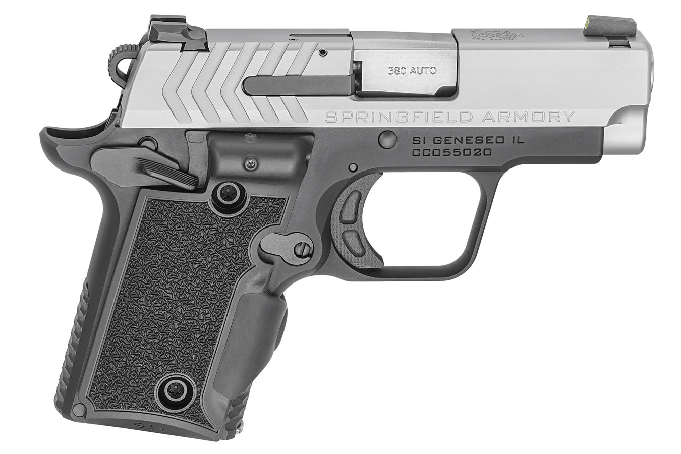 911 380 ACP Stainless Carry Conceal Pistol with Viridian Red Laser 911 380 ACP Stainless Carry Conceal Pistol with Viridian Red Laser