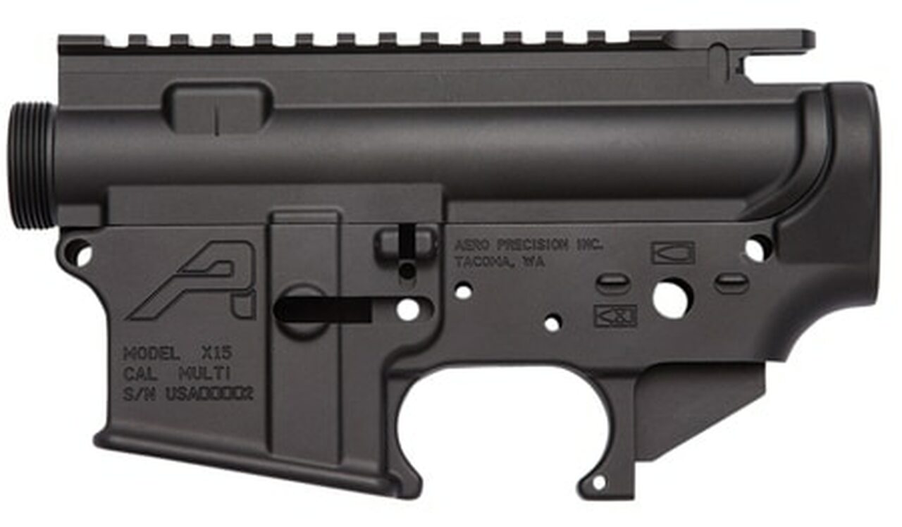 Aero Precision AR-15 Stripped Receiver Set, Multi-Caliber