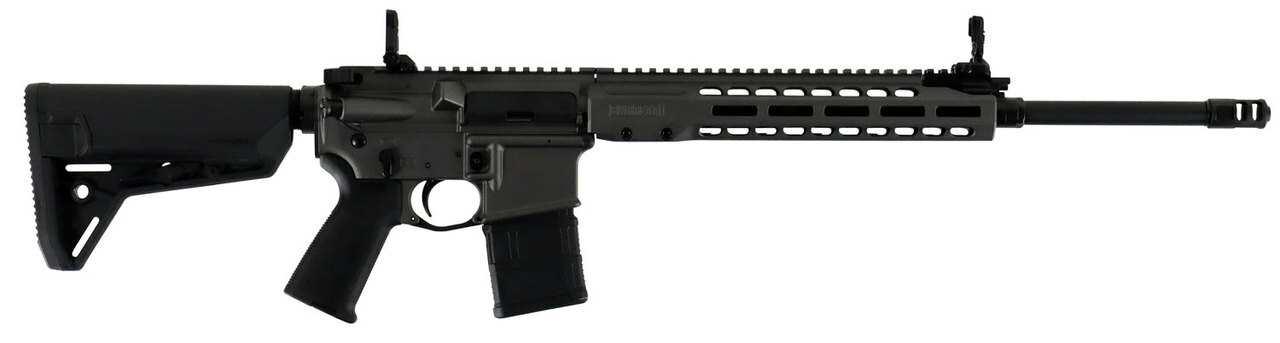 Barrett, REC7 Gas Piston AR-15 223/556 18" DMR Barrel, Gray Cerakote Magpul MOE Stock, M-LOK 30rd Mag