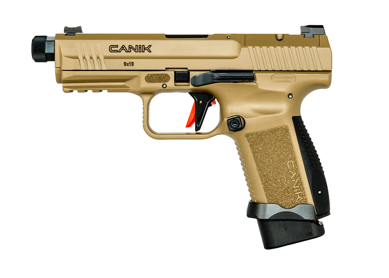 Canik TP9 Elite Combat 9mm, 4.8" Barrel, Flat Dark Earth, 15rd Canik TP9 Elite Combat 9mm, 4.8" Barrel, Flat Dark Earth, 15rd
