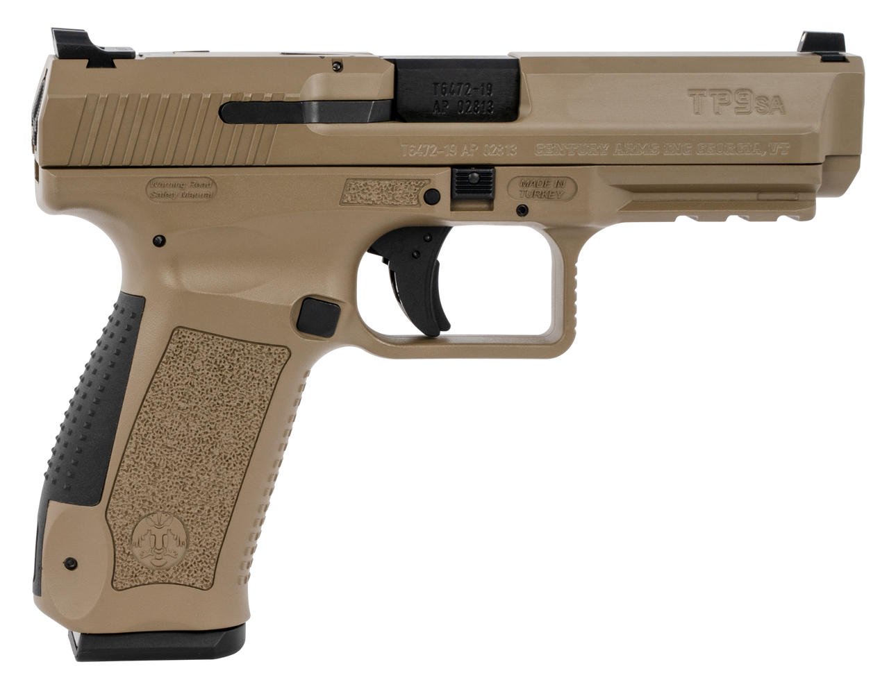 Canik TP9SA Mod 2 9mm, 4.46" Barrel, Flat Dark Earth