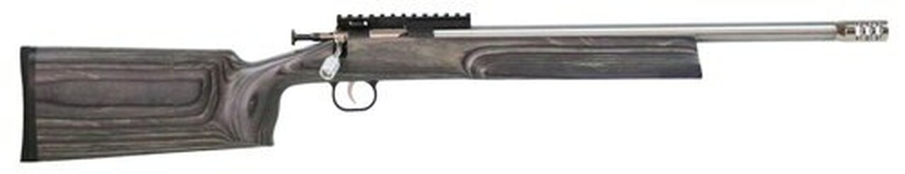 Cricket XBR 22LR, Black Laminate, Stainless, Muzzlebreak Cricket XBR 22LR, Black Laminate, Stainless, Muzzlebreak