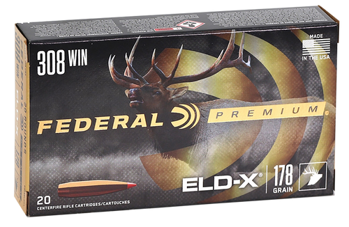 Federal Premium 308 Win 7.62x51mm, 178gr, Polymer Tip, 20rd Box