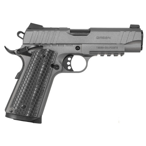 Girsan MC1911C Influencer 45 ACP, 4.4" Barrel, Tungsten Gray Cerakote, 8rd