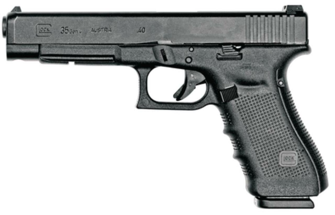 Glock Gen4 G35 .40 Smith & Wesson 5.32" Barrel Black Finish Adjustable Sights Refurbished 15rd