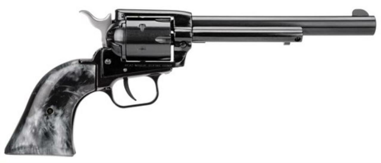 Heritage Rough Rider 22LR 6.5" Barrel Black Pearl Grip Heritage Rough Rider 22LR 6.5" Barrel Black Pearl Grip