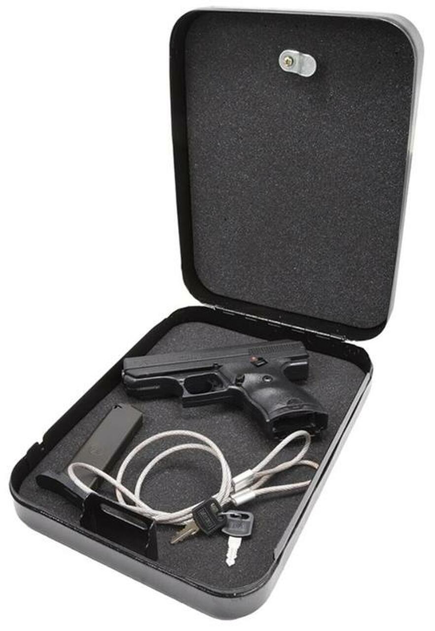 Hi-Point Home Security Pack 9mm Handgun 3.5" Barrel, Black Poly, Lock Box, 8rd