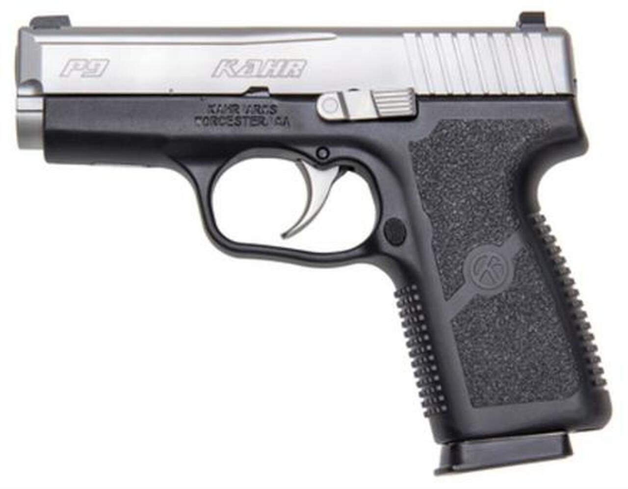 Kahr Arms KP9093N P9 Standard DAO 9mm 3.5" Barrel, NS Synthetic Grip Black Poly Frame/SS, 7rd