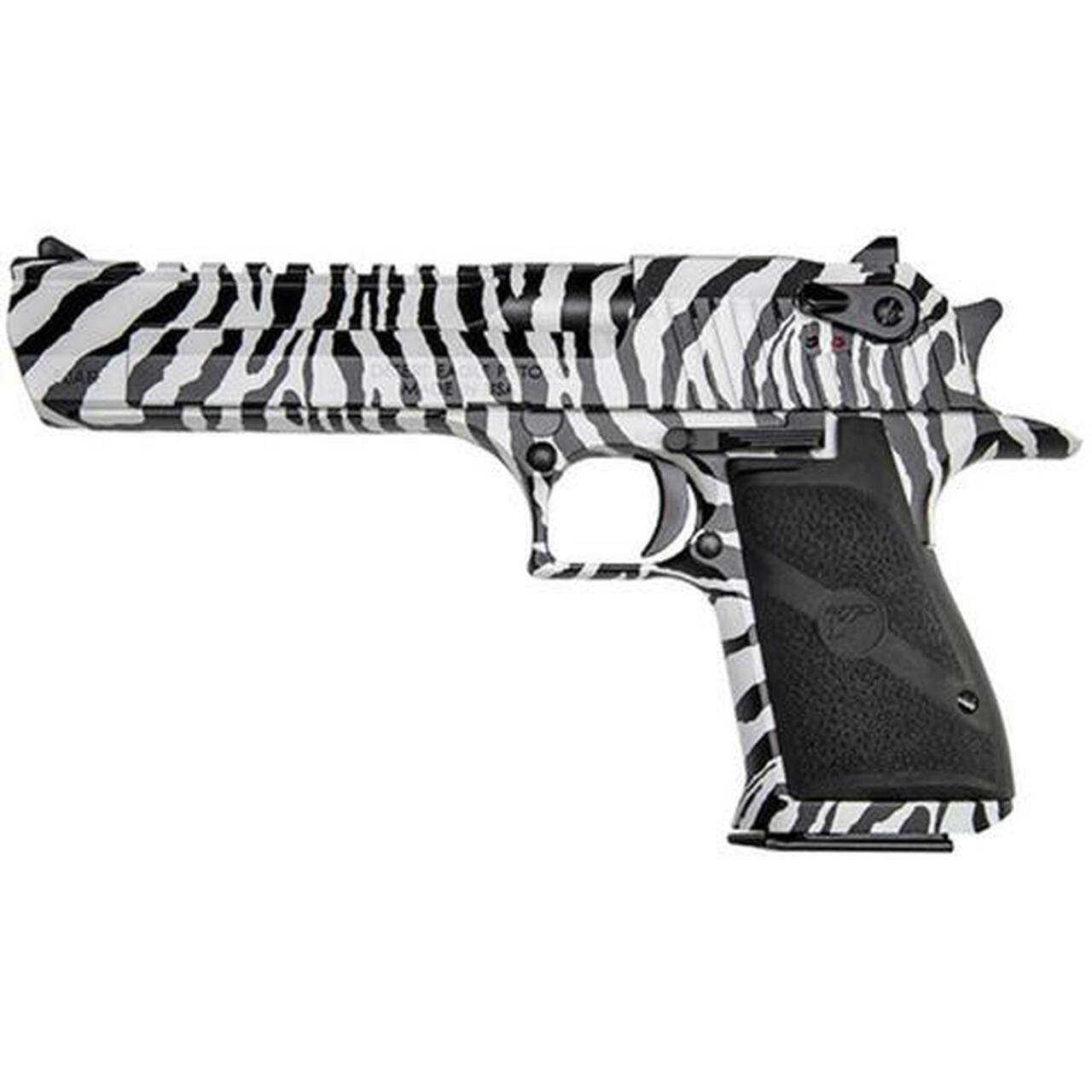 Magnum Research Desert Eagle 50 AE Zebra Finish 6" Barrel 7 Rd Mag Magnum Research Desert Eagle 50 AE Zebra Finish 6" Barrel 7 Rd Mag