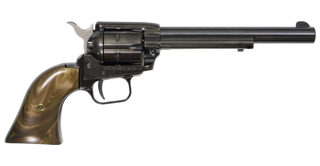 Rough Rider 22LR Single-Action Rimfire Revolver with Brown Pearl Grips Rough Rider 22LR Single-Action Rimfire Revolver with Brown Pearl Grips