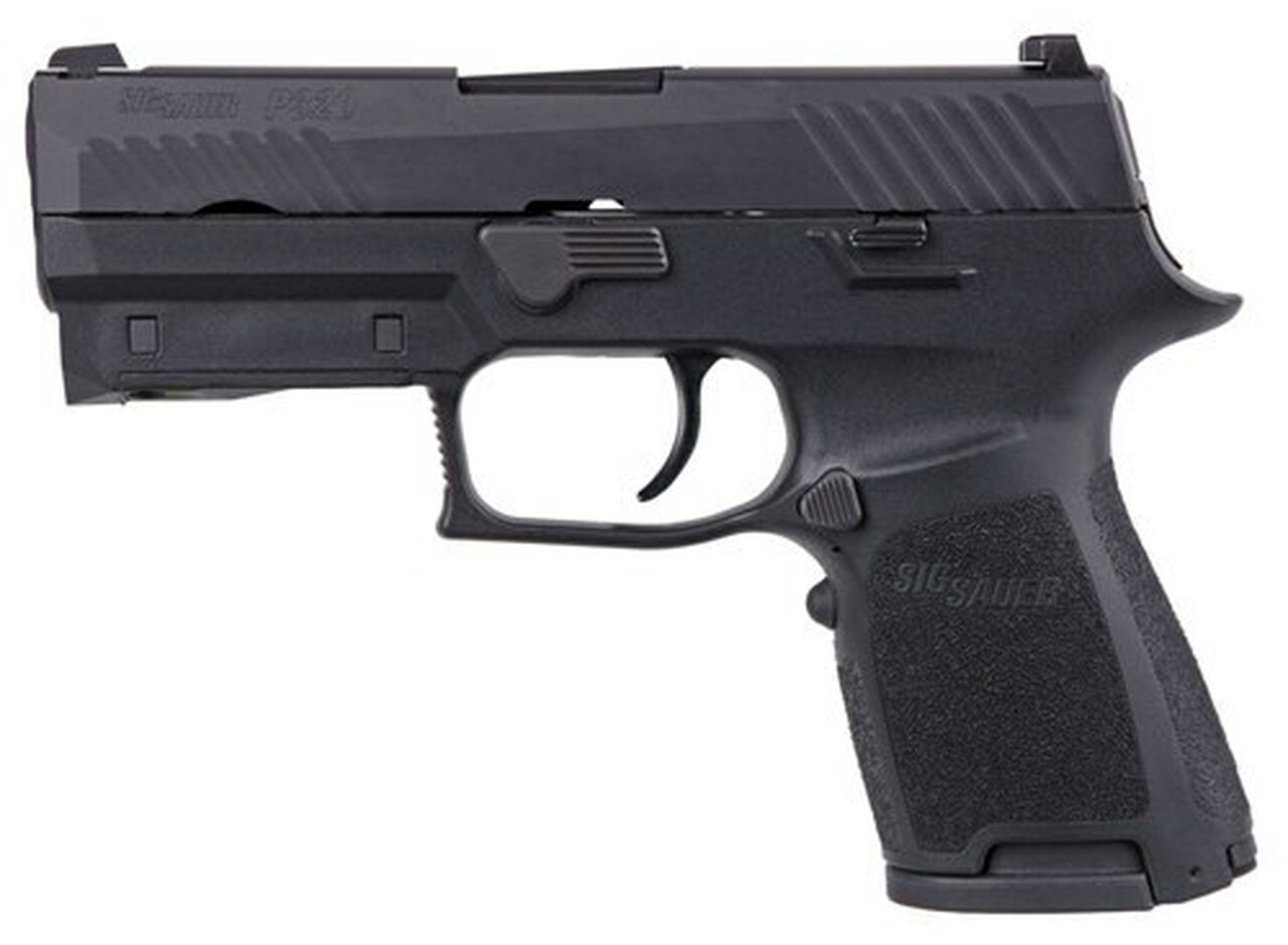 Sig P320 Compact 9mm Double, 3.9",Black, Lima320 Red Laser Grip, NS, Black Nitron SS Slide, 15rd Sig P320 Compact 9mm Double, 3.9",Black, Lima320 Red Laser Grip, NS, Black Nitron SS Slide, 15rd