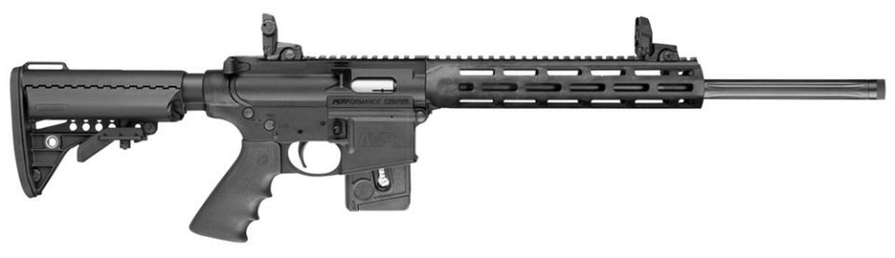 Smith & Wesson M&P 15-22 Sport Performance Center 22LR 18" Vltor Stock MBUS Sights 10rd Mag
