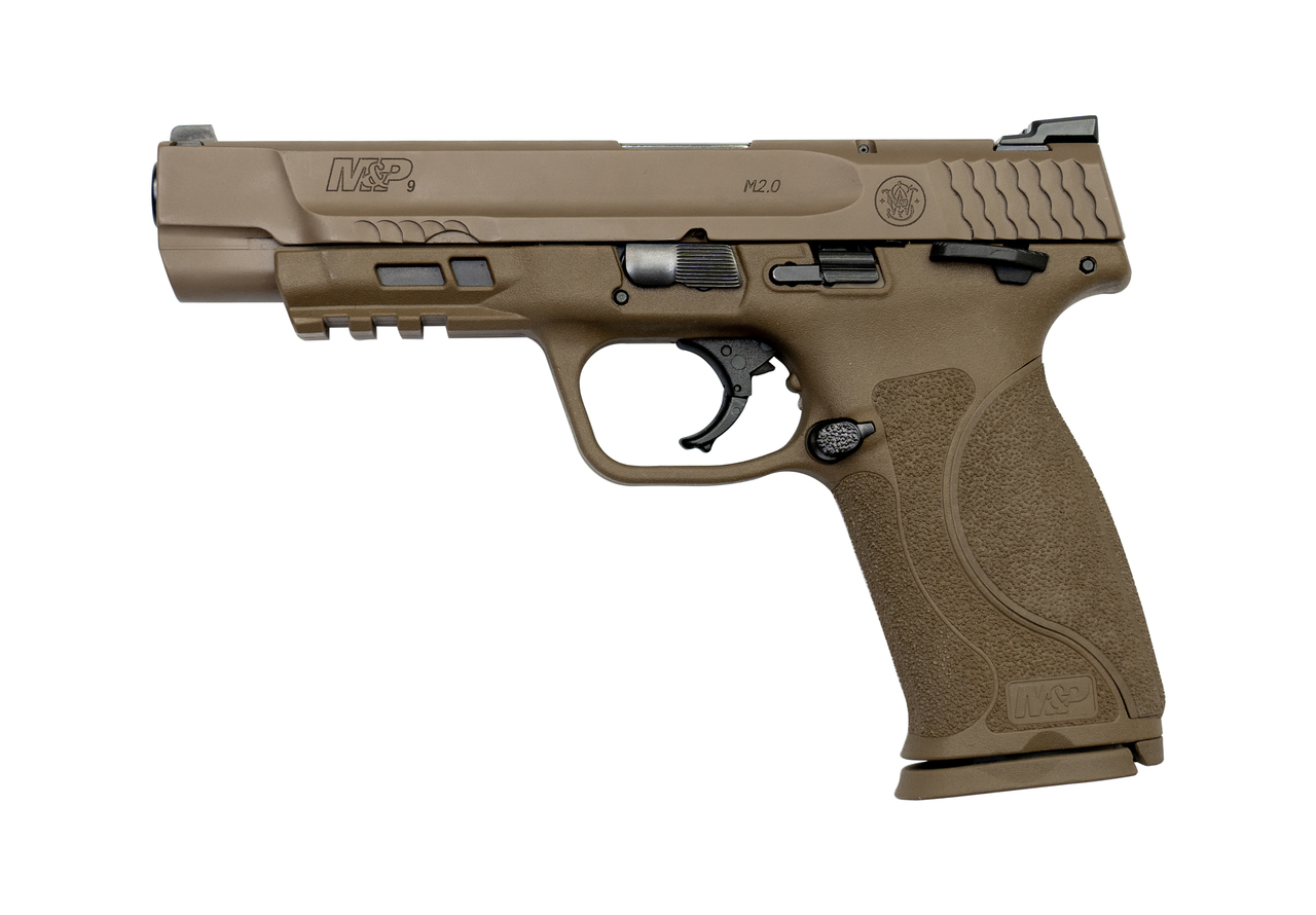 Smith & Wesson M&P9 M2.0 Used, 9mm, 5" Barrel, Flat Dark Earth, 17rd Smith & Wesson M&P9 M2.0 Used, 9mm, 5" Barrel, Flat Dark Earth, 17rd