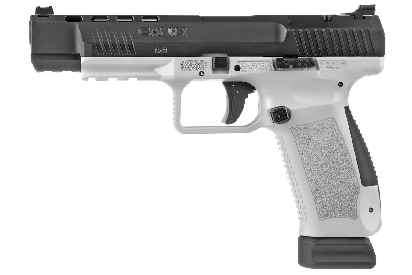 TP9SFx 9mm Optics Ready Pistol with White Frame and Black Slide TP9SFx 9mm Optics Ready Pistol with White Frame and Black Slide