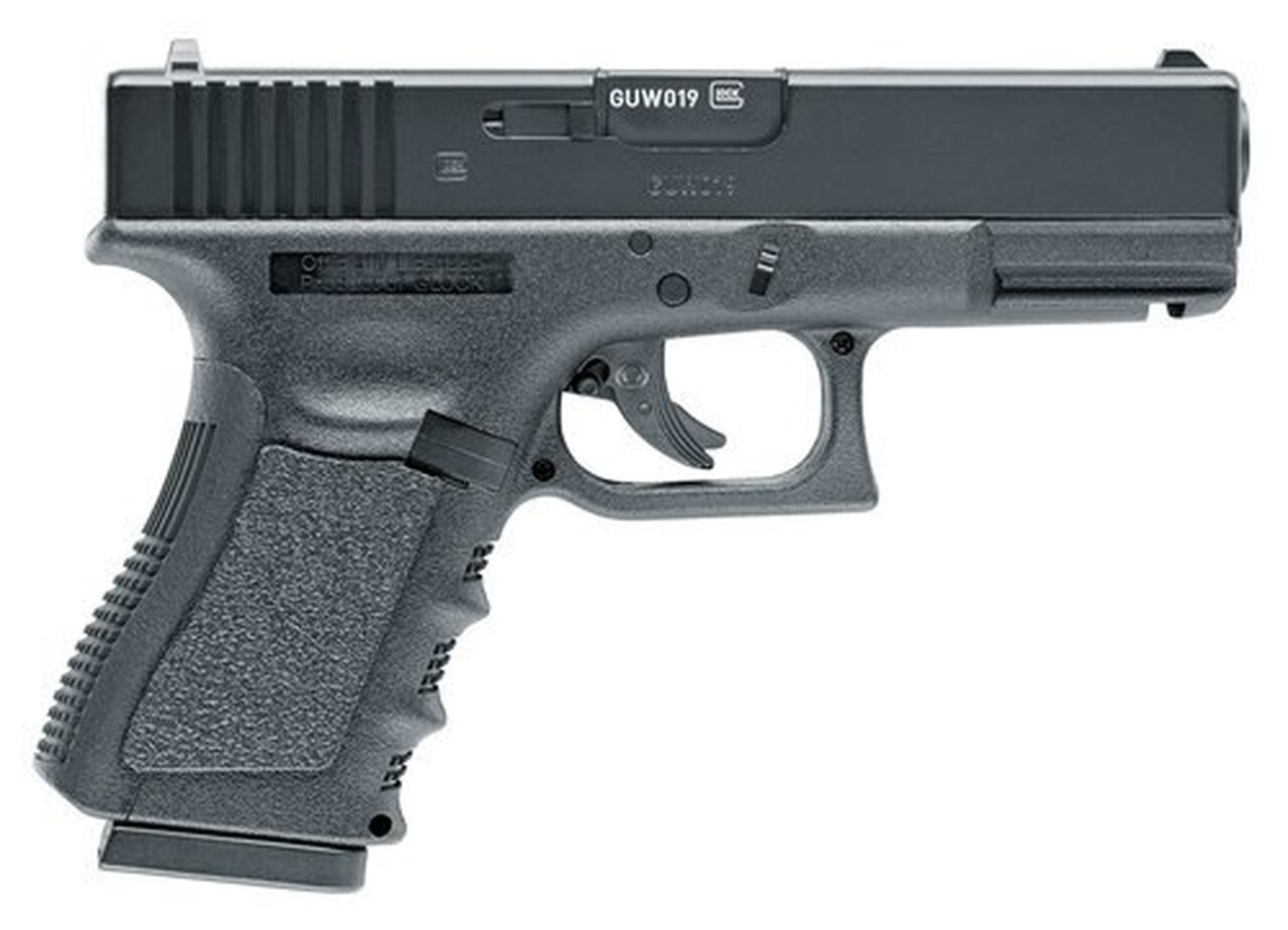 Umarex RWS Glock G19 Gen3, .177 BB, 4.25" Barrel, 16rd, Black Umarex RWS Glock G19 Gen3, .177 BB, 4.25" Barrel, 16rd, Black