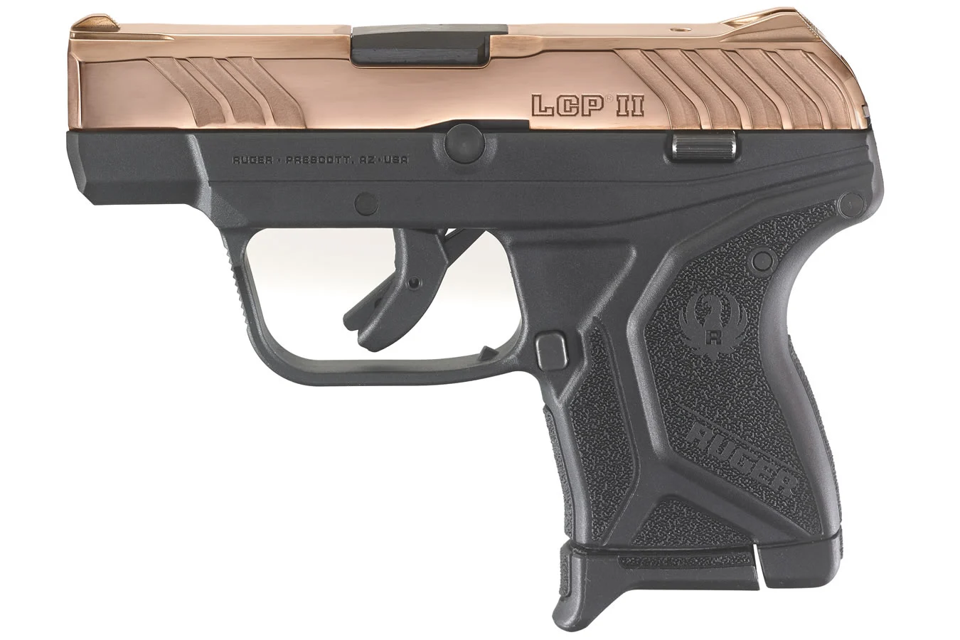 rug-talo-lcp-ii-380acp-rose-gold-pvd-slide-ruger-3781-LCP-II_2 Ruger LCP II 380 ACP Carry Conceal Pistol with Rose Gold PVD Slide ...