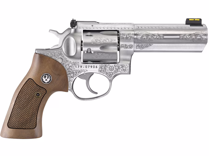 Ruger GP100 Deluxe Engraved Revolver 357 Mag 4.2 Barrel 6-Round