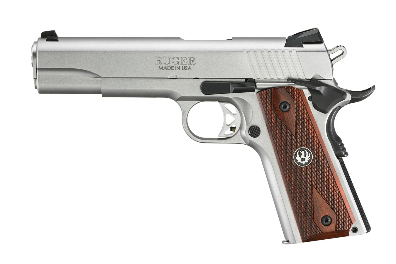 ruger-sr1911-compact-commander-45-acp-ss-4-25-ruger-17727-DEFAULT-L Ruger SR1911 45ACP Stainless Centerfire Pistol | Sportsman's Outdoor ...