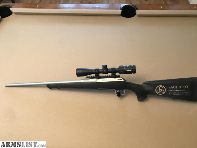 Sauer 100 Ceratech Grey Ice Cerakote Bolt Action Rifle 223 Remington 22" 2