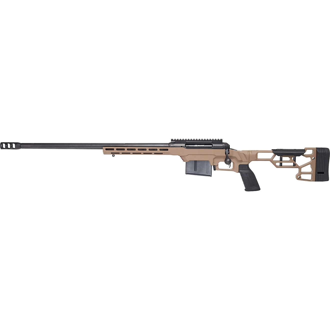 savage-110-precision-338-lapua-24-barrel-cerakote-finish-flat-dark-earth-color-mdt-chassis-5rd-savage-arms-20723599 Savage Arms 110 Precision Left Hand 338 Lapua Hunting Rifle | Academy