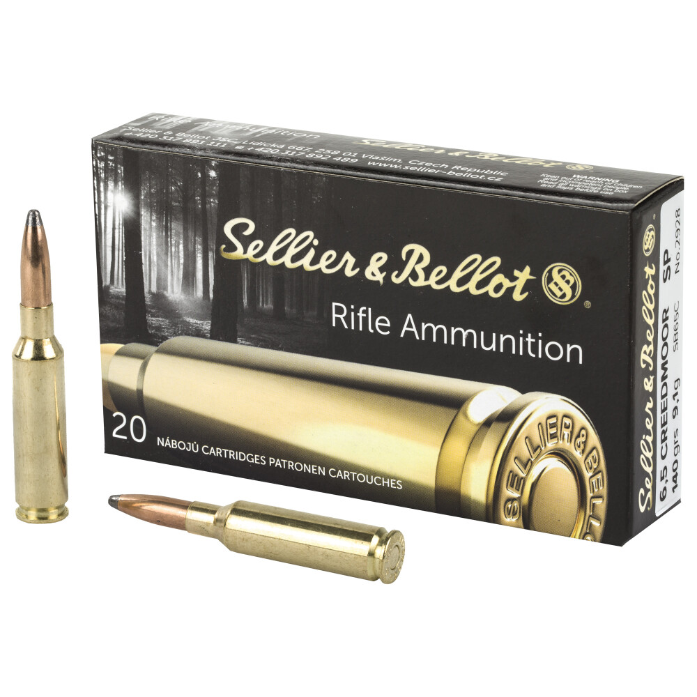 Sellier & Bellot 6.5 Creedmoor 20rds SP 140gr [FC-754908512607]