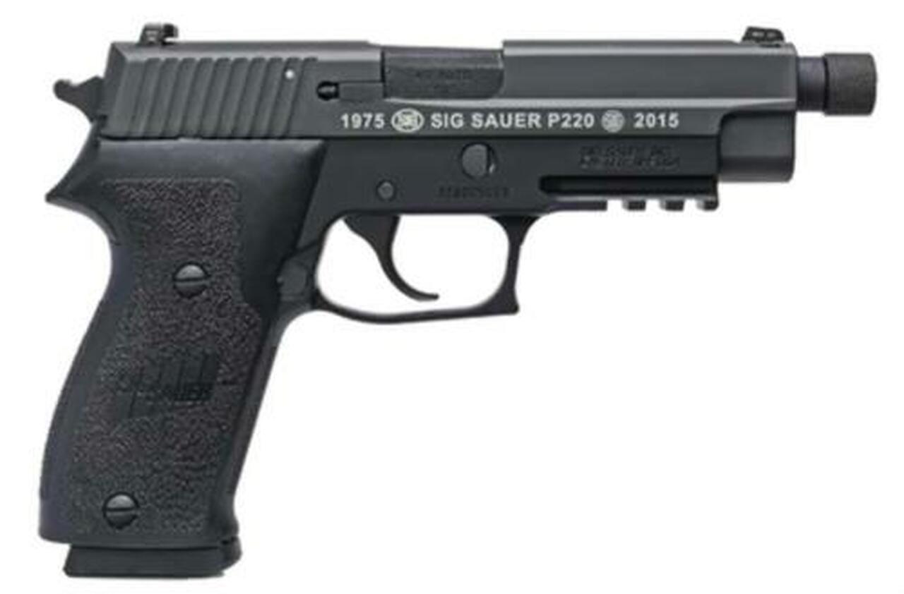 Sig Sauer P220 40th Anniversary .45 ACP Threaded Barrel Sig Sauer P220 40th Anniversary .45 ACP Threaded Barrel