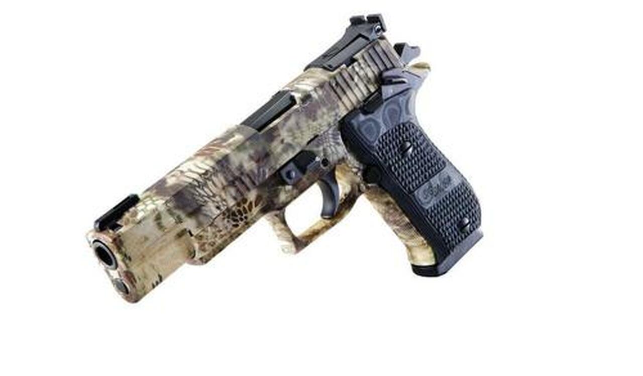 Sig Sauer P220 SAO Elite 10mm Stainless Kryptec Camo Sig Sauer P220 SAO Elite 10mm Stainless Kryptec Camo