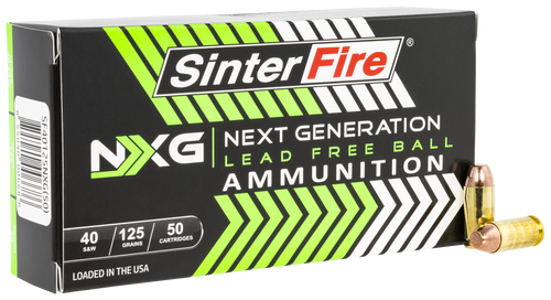 SinterFire Next Generation NXG 40 S&W 125gr Lead Free Ball
