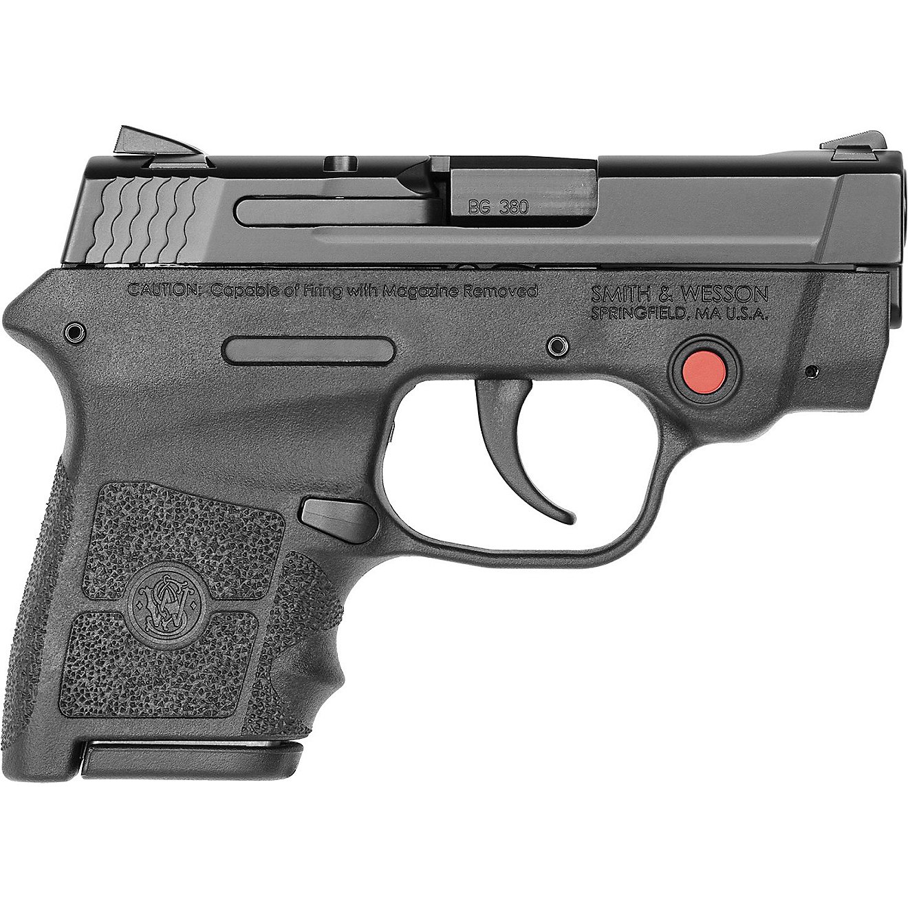 Smith & Wesson M&P Bodyguard Crimson Trace RED Laser 380 ACP Sub ...