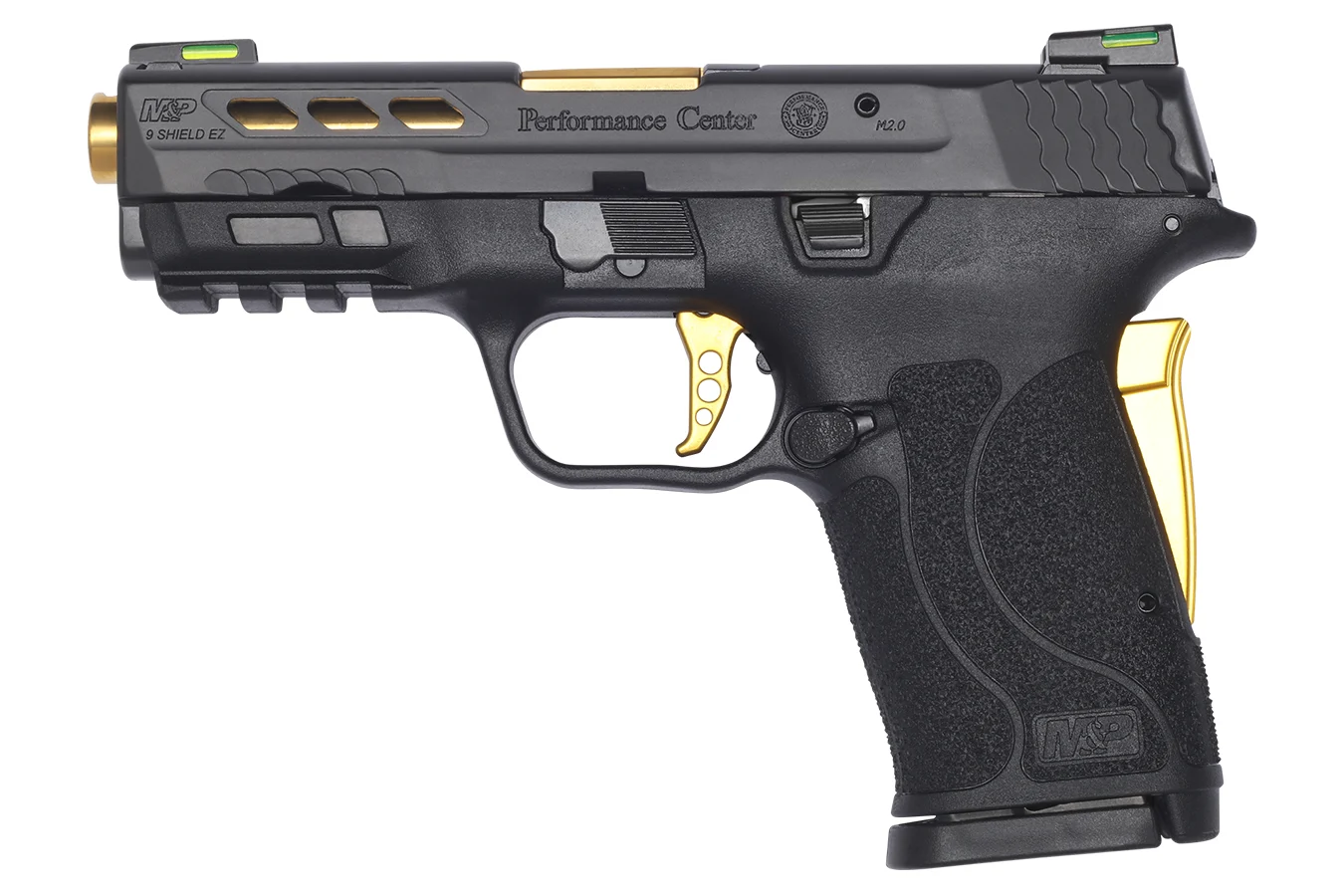 Smith & Wesson M&P9 Shield EZ 9mm Performance Center Pistol with Gold ...