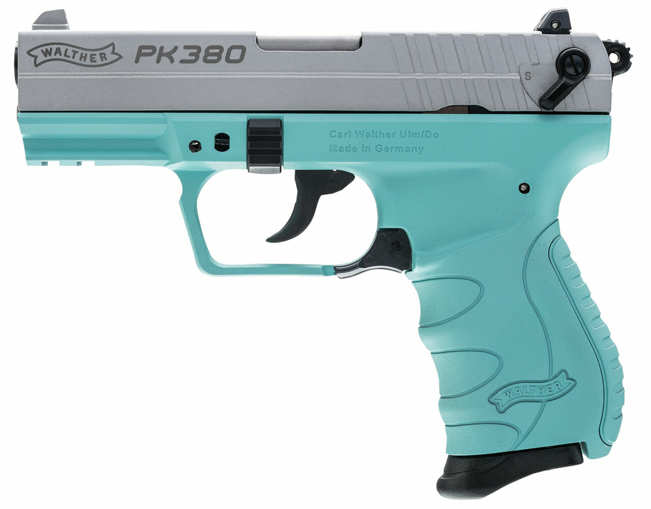 Walther PK380 .380 ACP 3.6" Barrel, Angel Blue